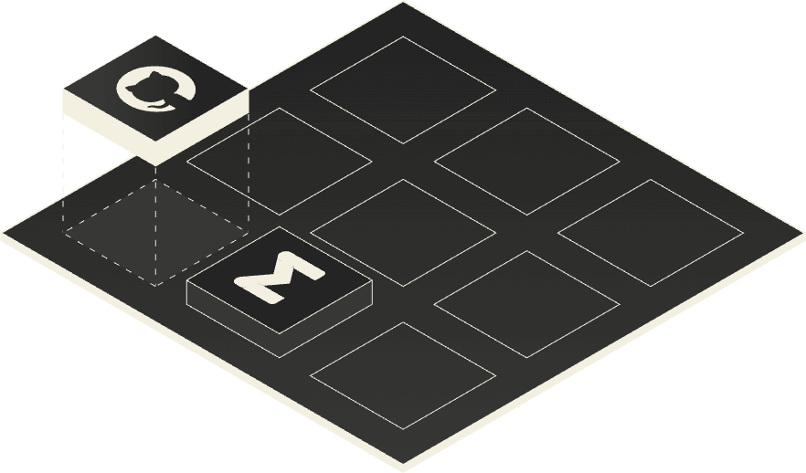 Provider surface grid connecting enterprise work systems illustration
